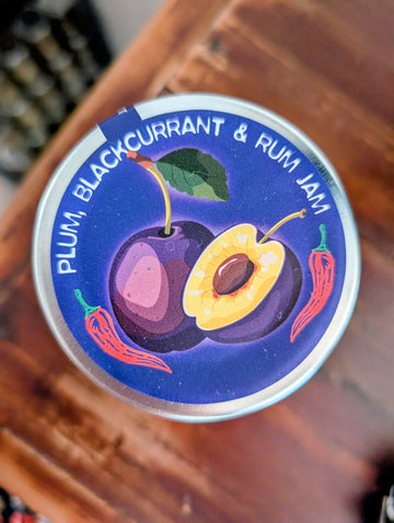 Plum, Blackcurrant & Rum jam